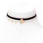 Gold &amp; Black Lion Cord &amp; Chain Choker Necklaces - 3 Pack,