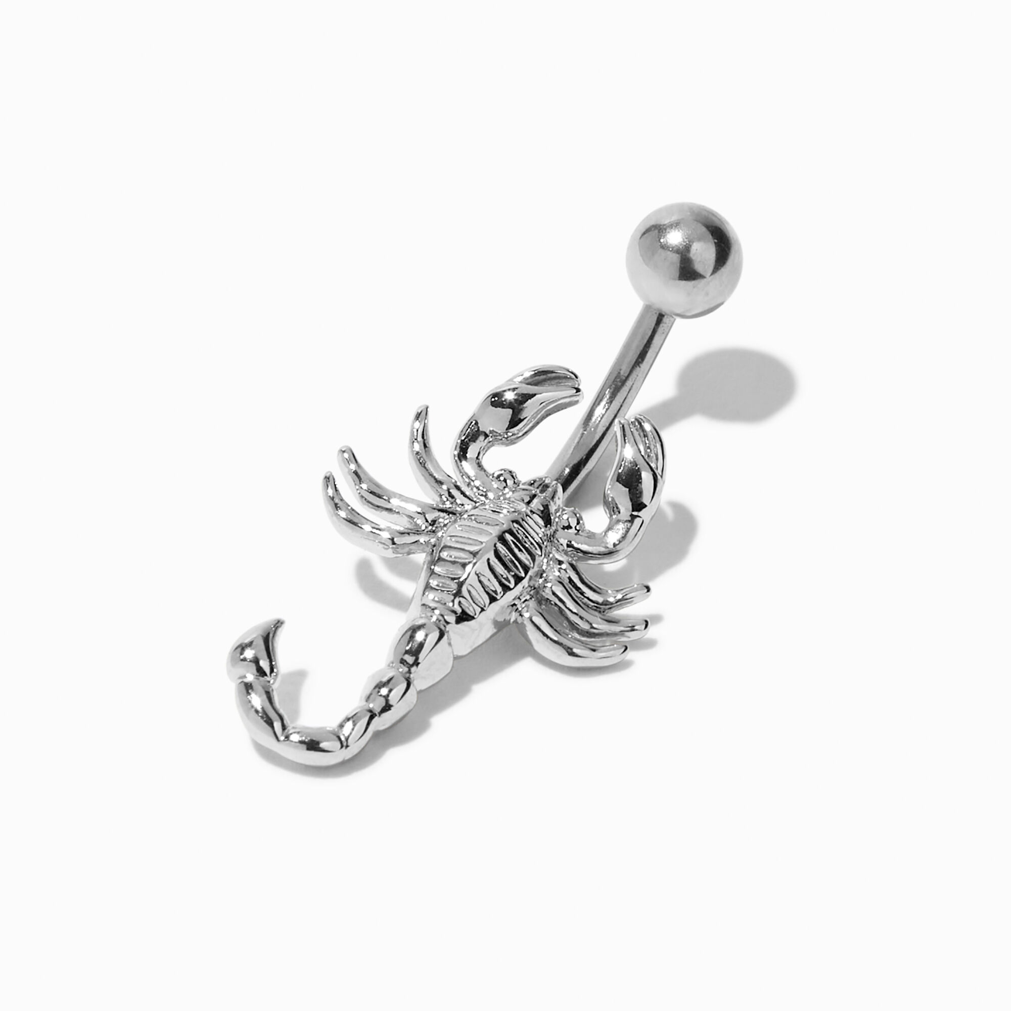 Scorpion belly cheap button ring