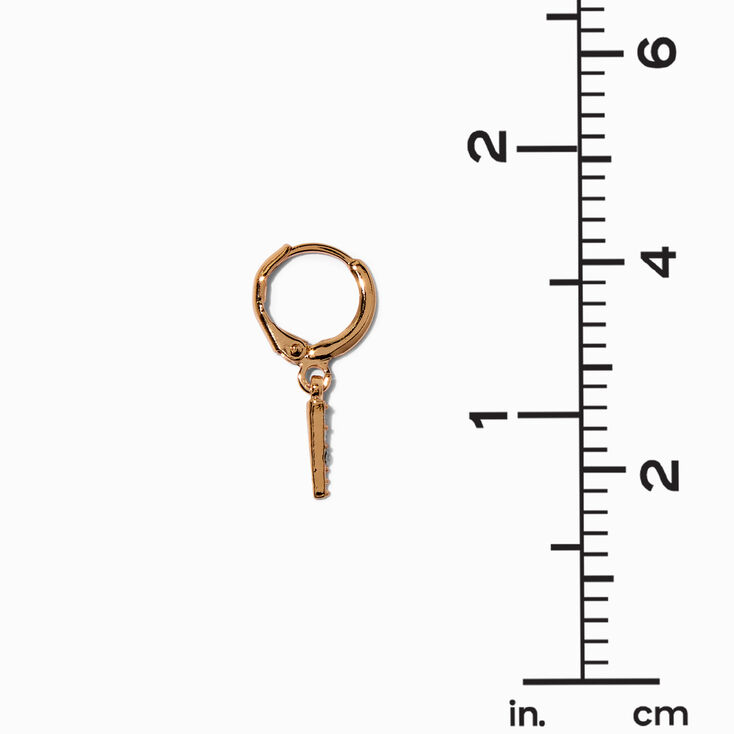 Gold-tone Embellished Spike Earring Stackables Set - 3 Pack,