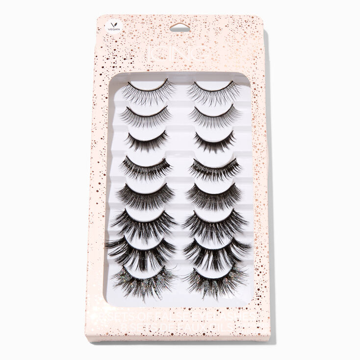 Vegan False Lash Set - 8 Pack,