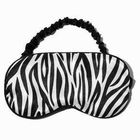 Zebra Print Sleeping Mask,