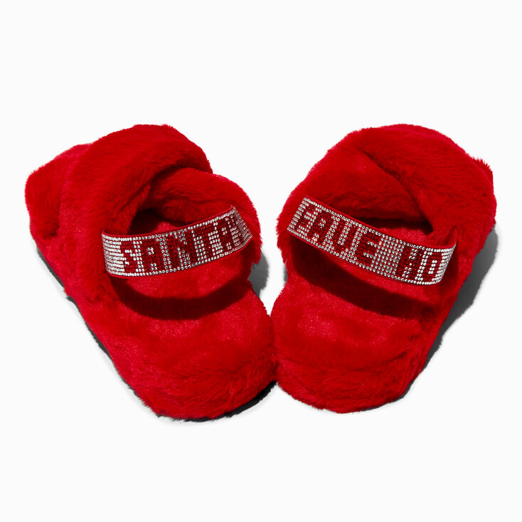 &quot;Santa&#39;s Fave Ho&quot; Slide Slippers,