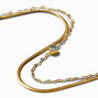 Icing Select 18k Gold Plated Cubic Zirconia Multi-Strand Bracelet,