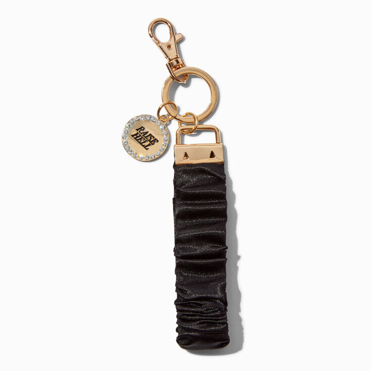 &quot;Raise Hell&quot; Black Wristlet Keychain,