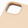 Solid Taupe Silicone Phone Case - Fits iPhone&reg; 13 Pro Max,