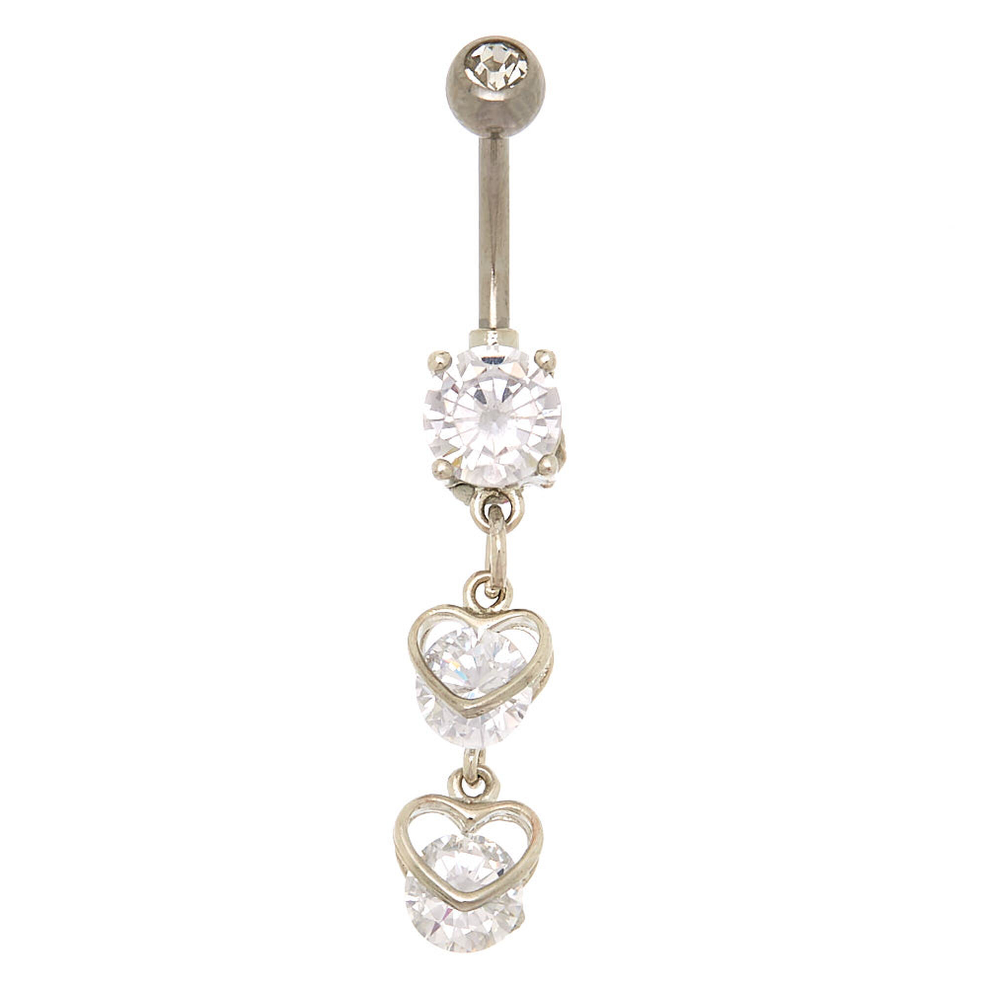 Y2K Bling Kitty Charm Dangle Belly Ring – SugarAndVapor