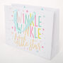 Medium Twinkle Twinkle Little Star Gift Bag - White,