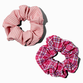 Mean Girls&trade; x ICING Pink Houndstooth &amp; Argyle Scrunchies - 2 Pack,