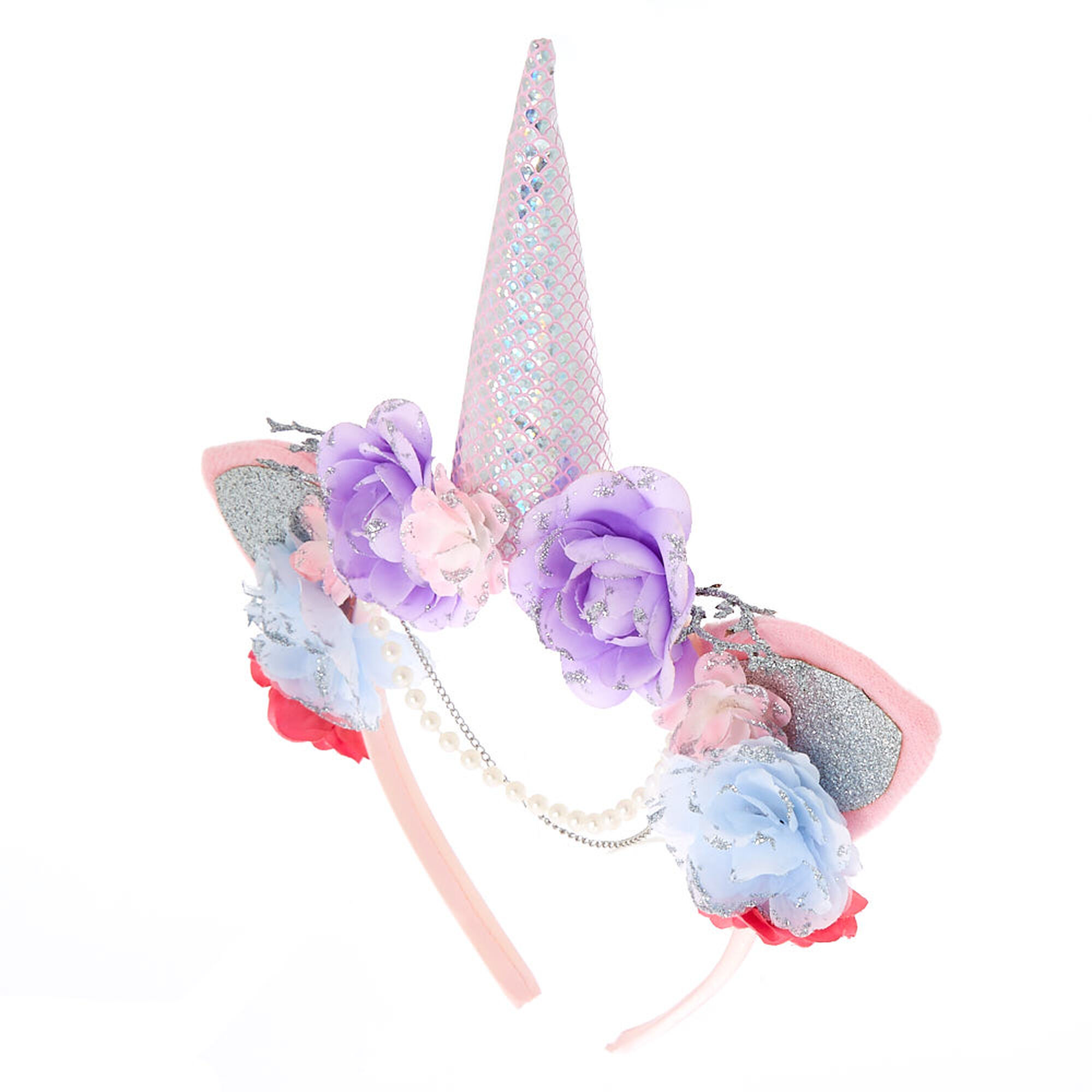 Floral Unicorn Headband Pink Icing Us
