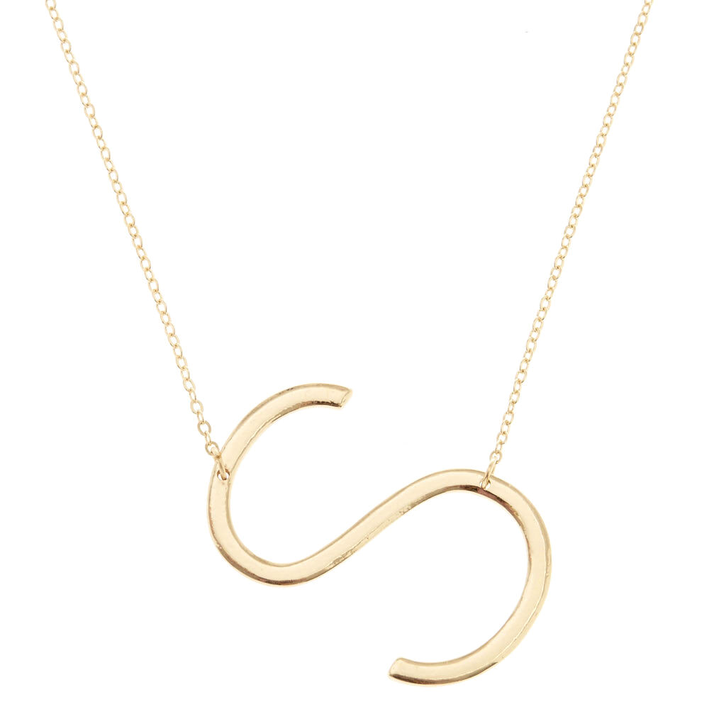 xl initial pendant necklace