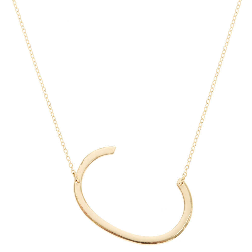 xl initial pendant necklace