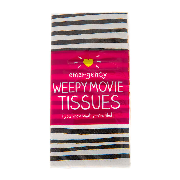 Emergency Weepy Movie Pocket Tissues,
