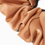 Giant Silky Tan Hair Scrunchie,