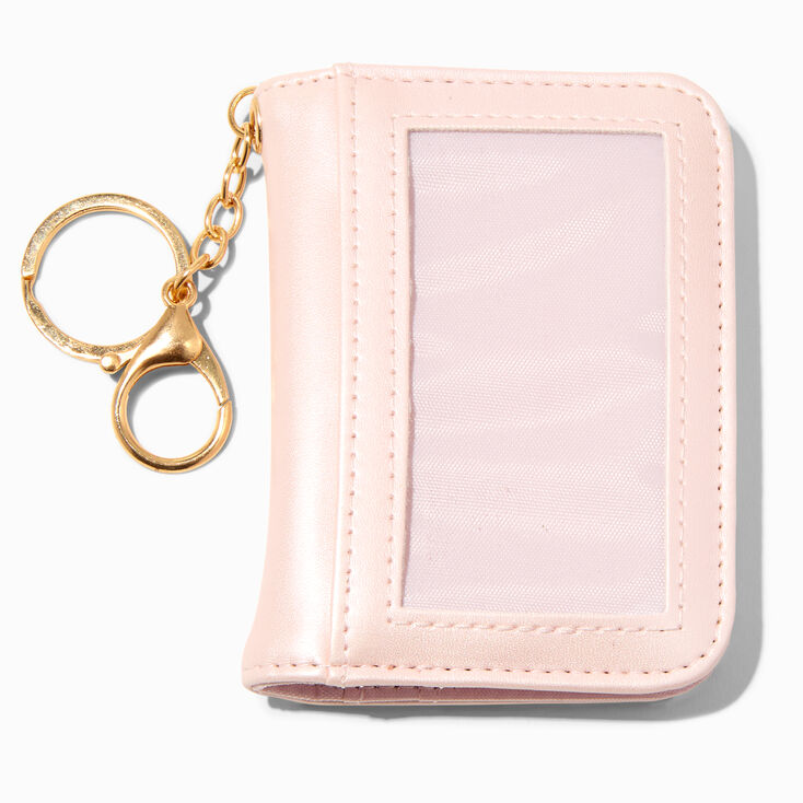 &quot;Charge It&quot; Pink Mini Zip Wallet,
