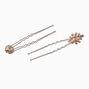 Matte Chocolate Stiletto Faux Nail Set - 24 Pack,