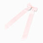 Light Pink Satin Long Tail Bow Hair Clip,