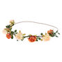 Mini Rose Flower Crown Headwrap - Ivory,