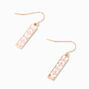 Pink Howdy 1&quot; Drop Earrings,