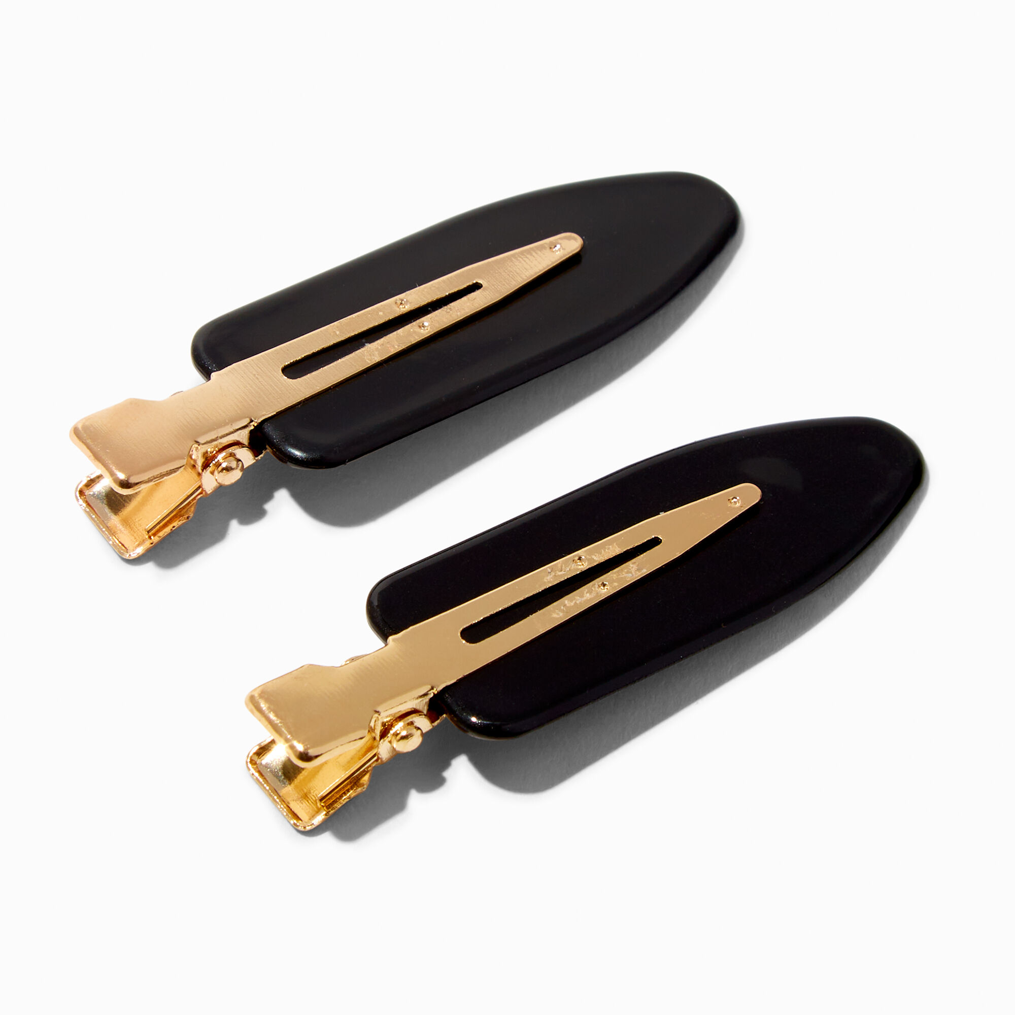 Black Gold No Crease Hair Styling Clips 4 Pack Icing US
