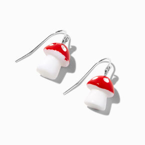 Toadstool Mushroom 1&quot; Drop Earrings,