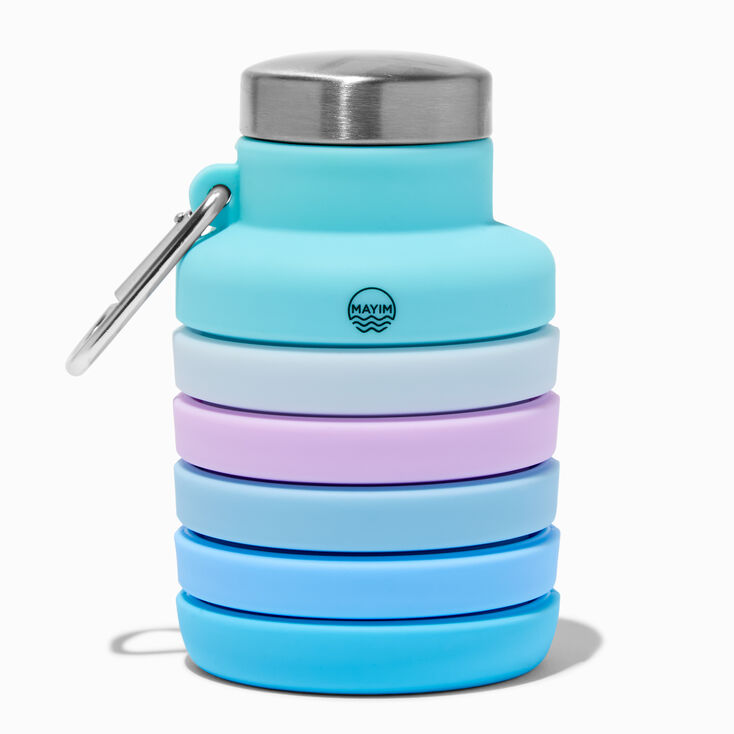 Collapsible Blue Ombr&eacute; Water Bottle,