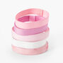 Mixed Pink Sport Grip Hair Ties - 5 Pack,