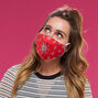 Cotton Red Bandana Print Face Masks - Adult,