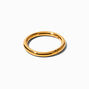18kt Gold Plated 18G Titanium Hoop Nose Ring,