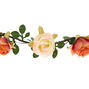 Mini Rose Flower Crown Headwrap - Ivory,