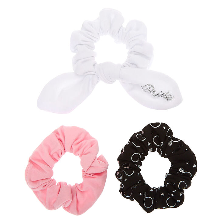 Bridal Hair Scrunchies - 3 Pack,
