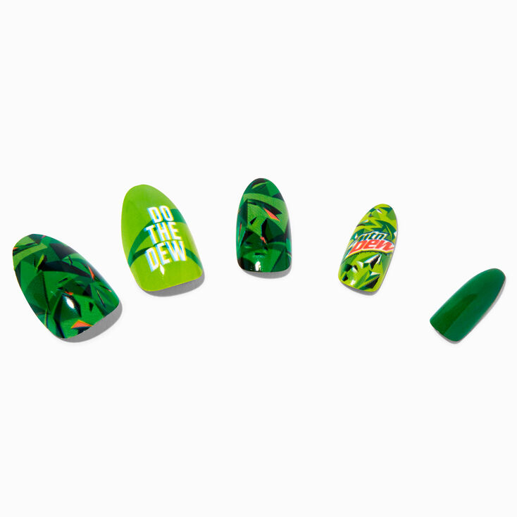 Mountain Dew&reg; Stiletto Vegan Faux Nail Set - 24 Pack,