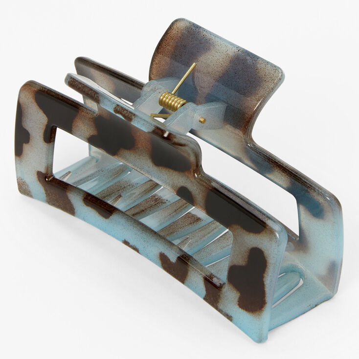 Rectangle Tortoiseshell Medium Hair Claw,