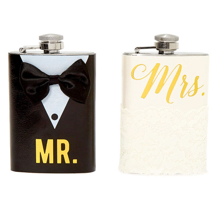 Mr. &amp; Mrs. Flask Set - 2 Pack,