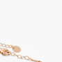 Gold Antique Style Initial Pendant Necklace - J,