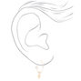 Silver Crystal Pearl Stud &amp; Hoop Earrings - 6 Pack,