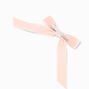 Blush Pink Velvet Hair Bow Clips - 2 Pack,