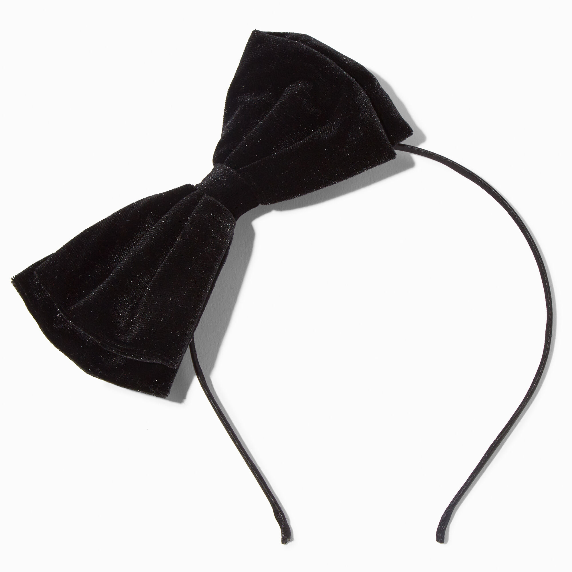 Black headband with bow store