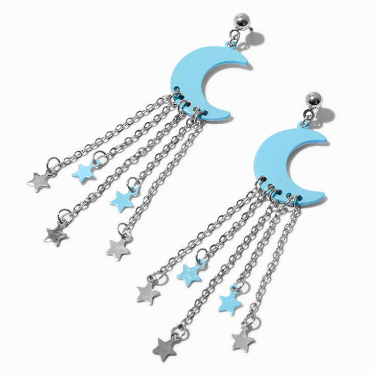 3 Leaf Mint Enamel Gem Necklace & Earrings Set,
