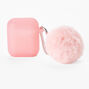 Pastel Pink Glitter Earbud Case Cover - Compatible with Apple AirPods&reg;,