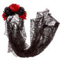 Day of the Dead Veil Headband,