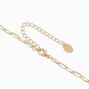 Gold Paper Clip Chain Necklace,