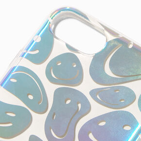 Holographic Happy Face Protective Phone Case - Fits iPhone&reg; 6/7/8/SE,