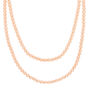 Blush Pearl Long Pendant Necklace,
