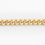 Gold Chunky Curb Chain Link Bracelet,