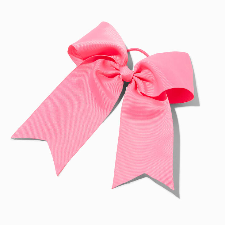 Pink Large Bow Hair Tie,