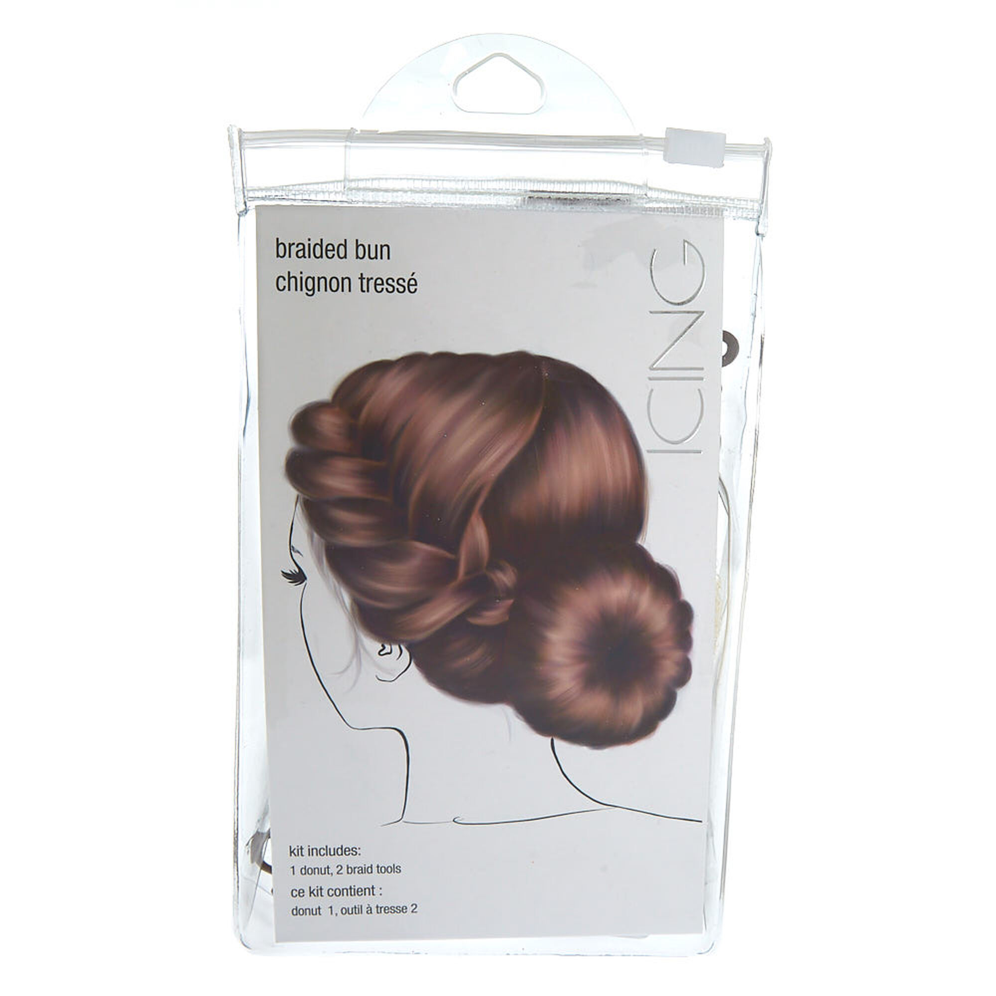 braided bun hair tools kit icing us
