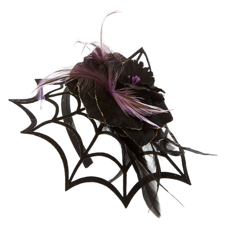 Spider Web Fascinator Headband,