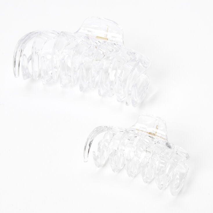 Clear Spike Hair Claws - 2 Pack,