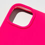 Solid Hot Pink Silicone Phone Case - Fits iPhone&reg; 13/14,