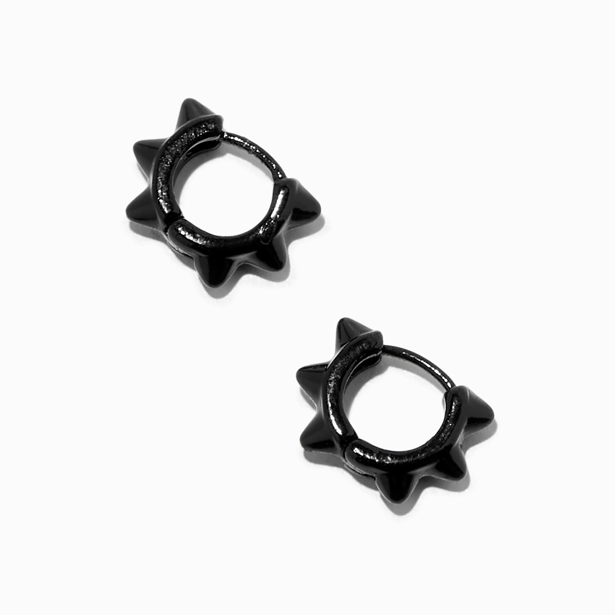 Spike hoop earrings hot sale